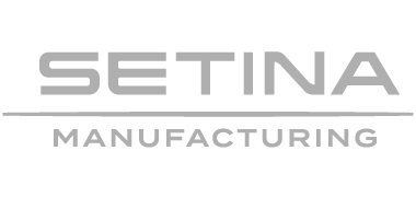 Light gray Setina Manufacturing logo