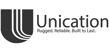 Dark gray Unication logo