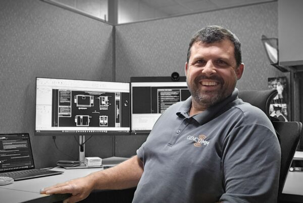 Adam Fischer at his desk