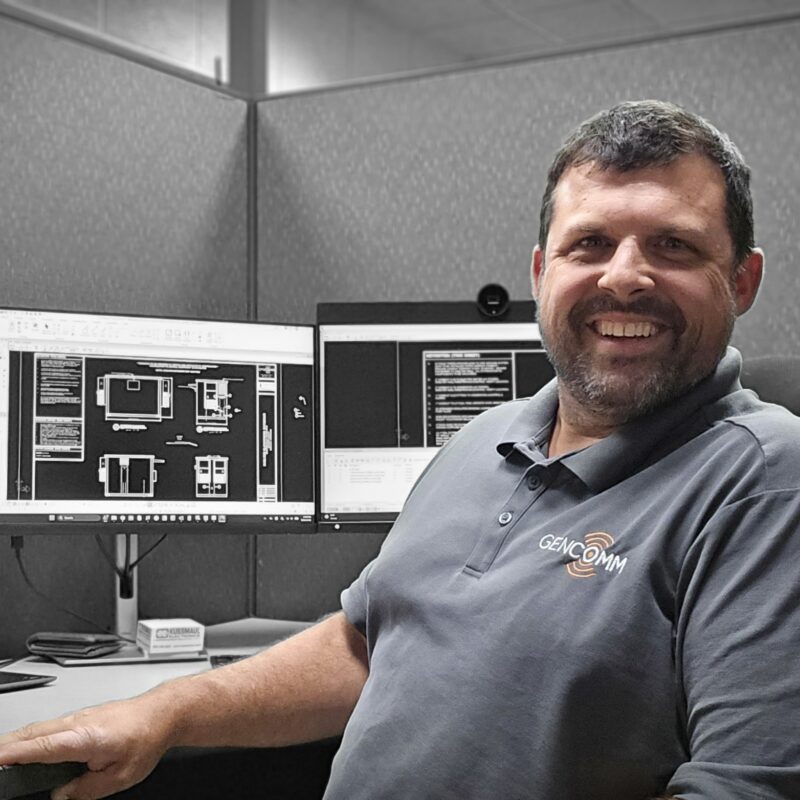 Adam Fischer at his desk